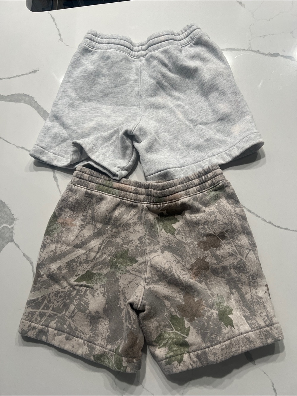 Abercrombie & Fitch Kids Grey & Camo Drawstring Shorts Duo - Picture 2 of 6